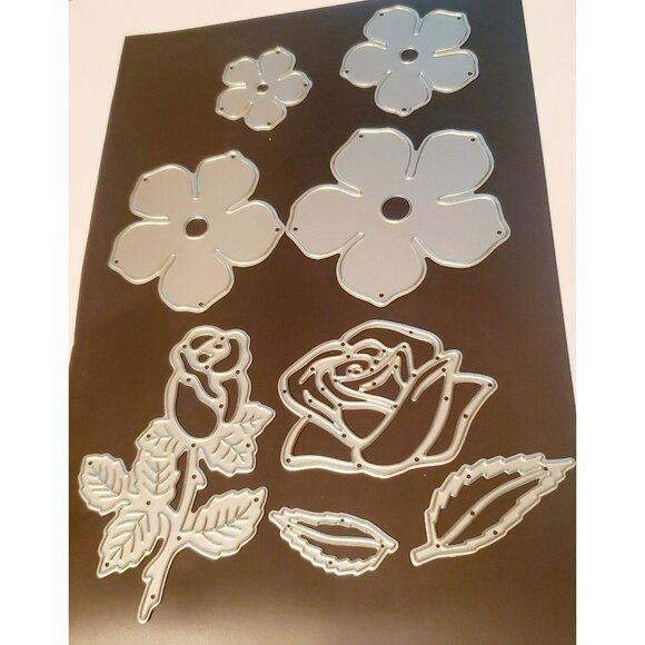 Metal cutting die set flower design/patterns for scrapbooking/crafts - Picture 4 of 4